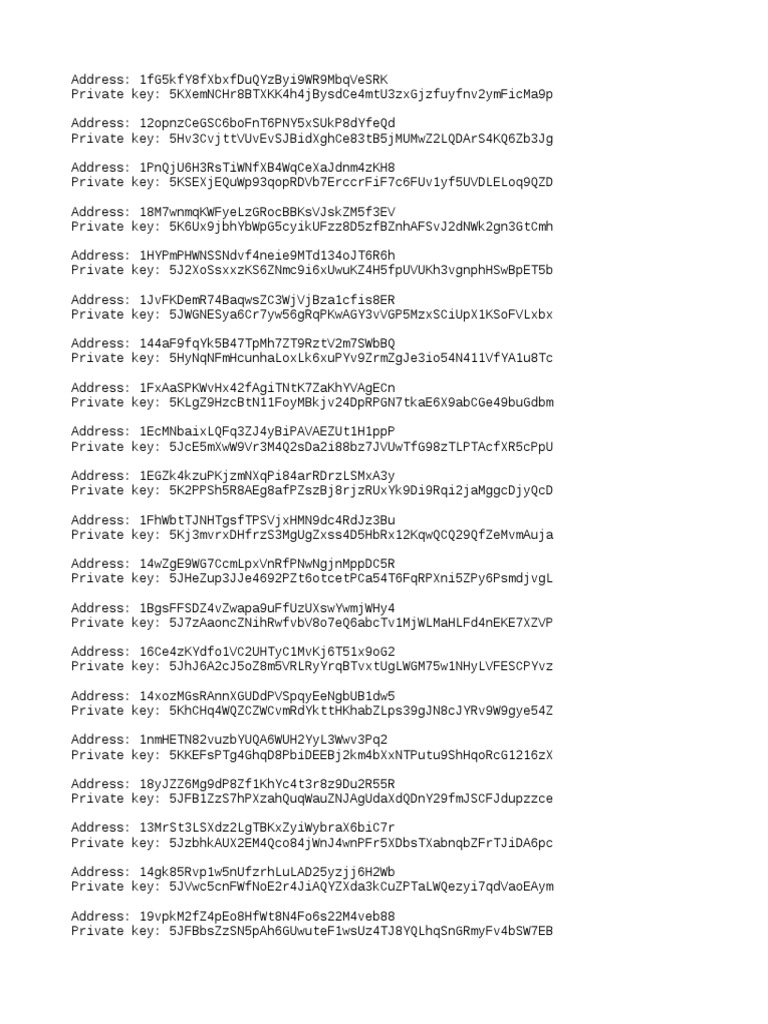 Bitcoin Keys | PDF