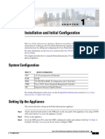 Installation and Initial Configuration of Cisco Prime Infrastructure Appliance