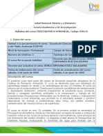 Syllabus Del Curso - FISICOQUIMICA AMBIENTAL 2