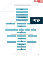 Organization Structure of Pacific Jeans Limited