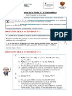 Iiiº Matematica - Retroalimentacion Guia Nº4 y Guia Nº5 - 04 Al 08 Mayo PDF