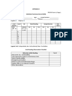 Phil-IRI Form 4, Page 1