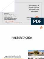 Presentación Logística para La Distribución de Un Producto