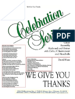 We Give You Thanks (SATB)