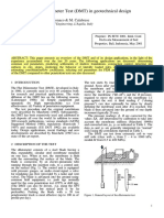 Use of the Flat Dilatometer Test (DMT) in geotechnical applications