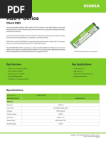 Kioxia SSD XG6-P Product Brief