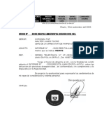 Oficio #-2020-Regpol-Lima/Divpol-Huacho Cch-Sec.: Ministerio DEL Interior Policía Nacional Del Perú