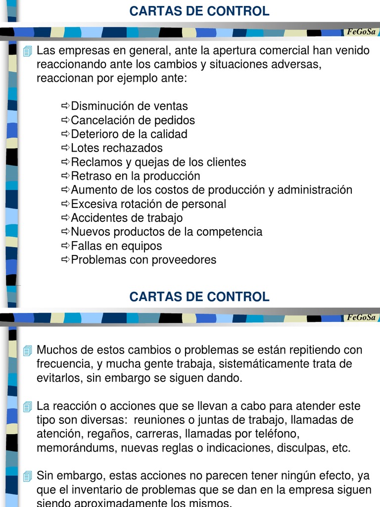 11 Cartas Control | PDF | Tecnología