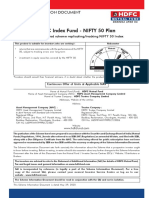 HDFC Index Fund - Nifty 50 Plan - SID - May 29, 2020