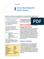 Ch.7-1 Forces That Change The Earths Surfaces
