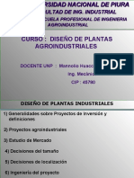 Diseño Proyectos de Plantas Agroindustriales