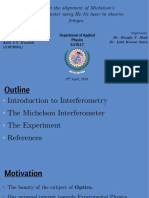 A Project On Michaelson Interferometer