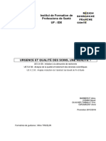 Tfe Duvivier Urgence Quallite Soins PDF