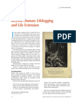 Beyond Human Lifelogging and Life Extension