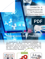 programacion de la producción