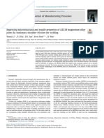 Improving Microstructural and Tensile Properties of AZ31B Magnesium Alloy Joints by Stationary Shoulder FSW PDF