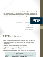 Strategic Divestment Options for ABC Healthcare Unit