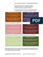 Descartes Handout Six Basic Passions in PDF