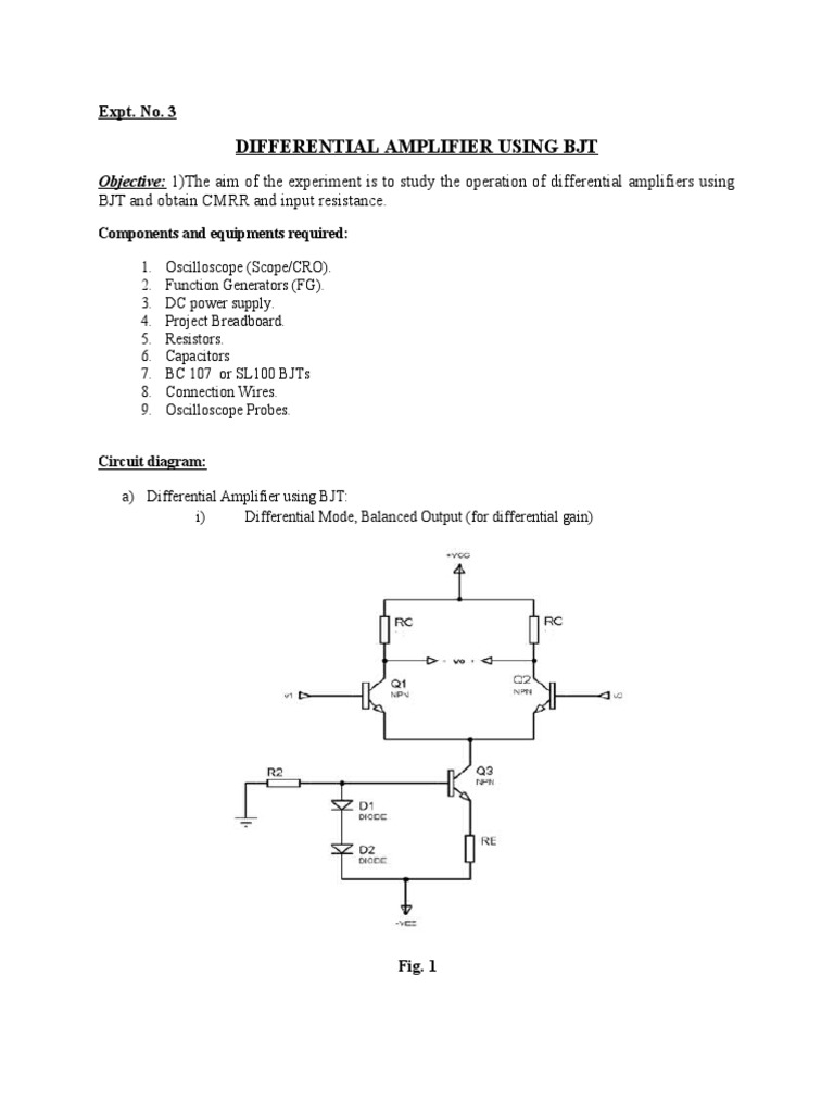 Differential Amplifier