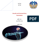 Sinusitis and Paranasal Sinus Examination