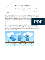 Twitter Bird Icons For Your Blogs and Websites