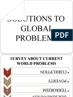Solutions To Global Problems