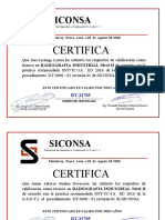 Certificado SIC DARWIN PEREZ 2018