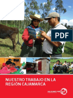 Nuestro Trabajo en La Región Cajamarca