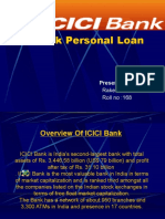 ICICI Bank Personal Loan Details