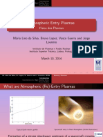 Atmospheric Entry Plasmas: F Isica Dos Plasmas