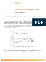 Energies Renouvelables Energies Fossiles Le Match PDF