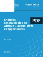 Energie Renouvelable en Afrique