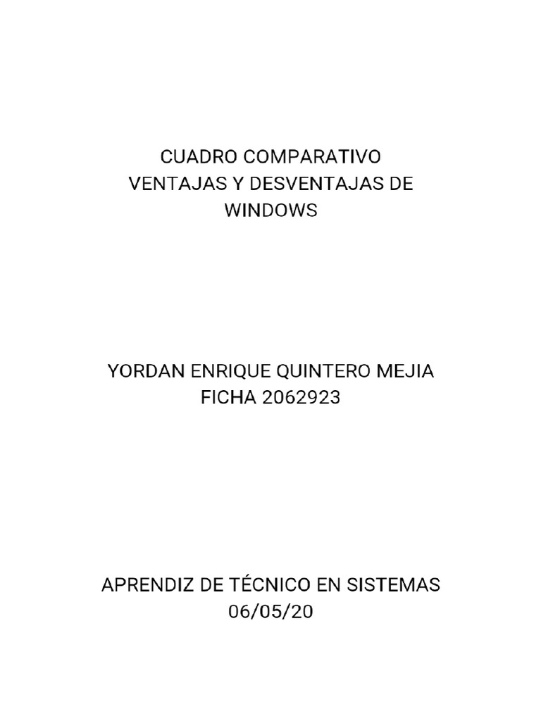 Ventajas y Desventajas de Windows 10