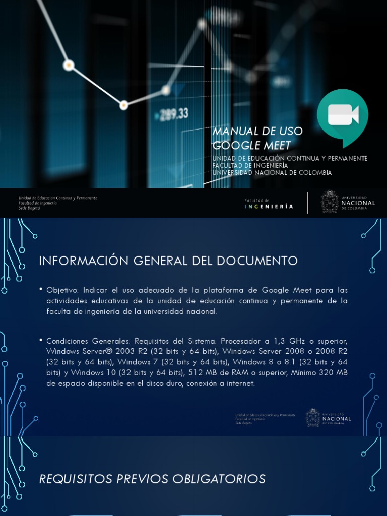 Manual de Uso Google Meet PDF | PDF | Software del sistema | Software