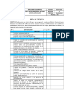 Lista de Chequeo Paso Sonda Vesical Masculina