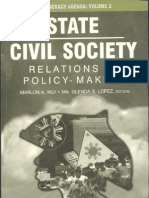 Philippine Democracy Agenda Vol. 2 - State Civil Society Relations in Policy Making