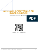 Strength of Materials GH Ryder Solution Oxgc9egn