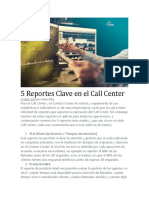 5 Reportes Clave en El Call Center