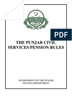 Punjab Civil Services Pension Rules Summary