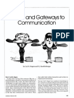 Barriers and Gateways to Communication
