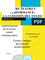 Entre Teatro y Performance - La Cuestión Del Texto