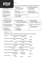 Empower Second Edition B1 Unit Progress Test 2 - Version A | PDF