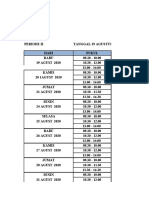 Jadual BDR Tahap Ii