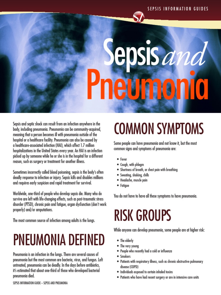 Sepsis and Pneumonia v1.3 PDF Pneumonia Sepsis