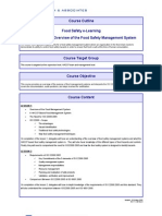 ISO22000 Overview of the FSMS