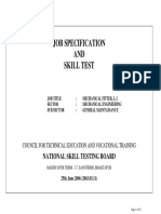 Mechanical Fitter Job Specification and Skill Test