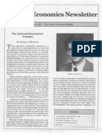 Austrian Economics Newsletter Summer 1991