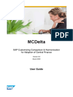 Mcdelta: Sap Customizing Comparison & Harmonization For Adoption of Central Finance