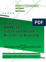 HOPE 3A MODULE 2 Safety and Health Benefits With Copyright Disclaimer PDF