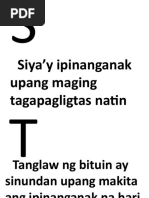 Siya'y Ipinanganak Upang Maging Tagapagligtas Natin